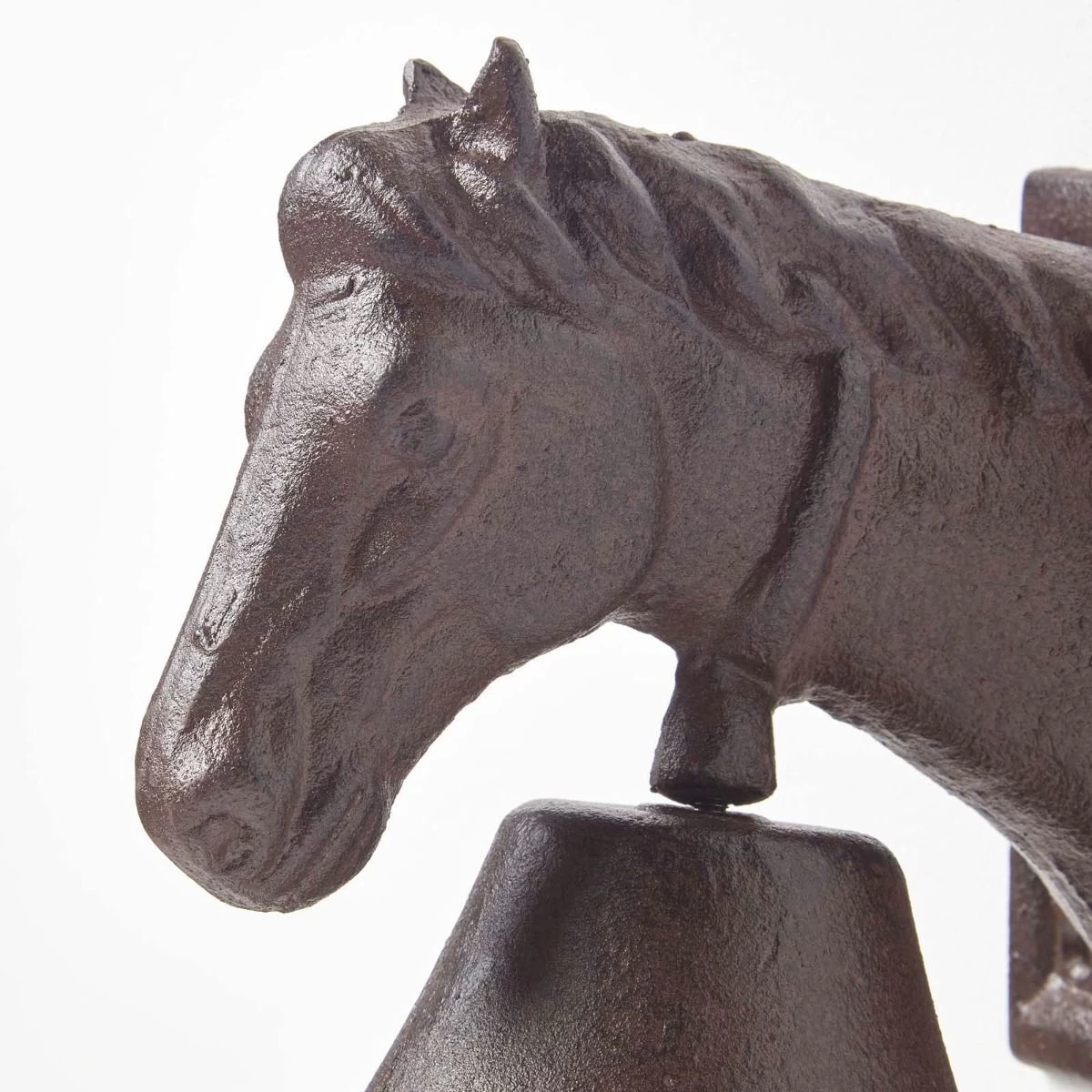 Cast Iron Traditional Horse Head Doorbell - Image 4
