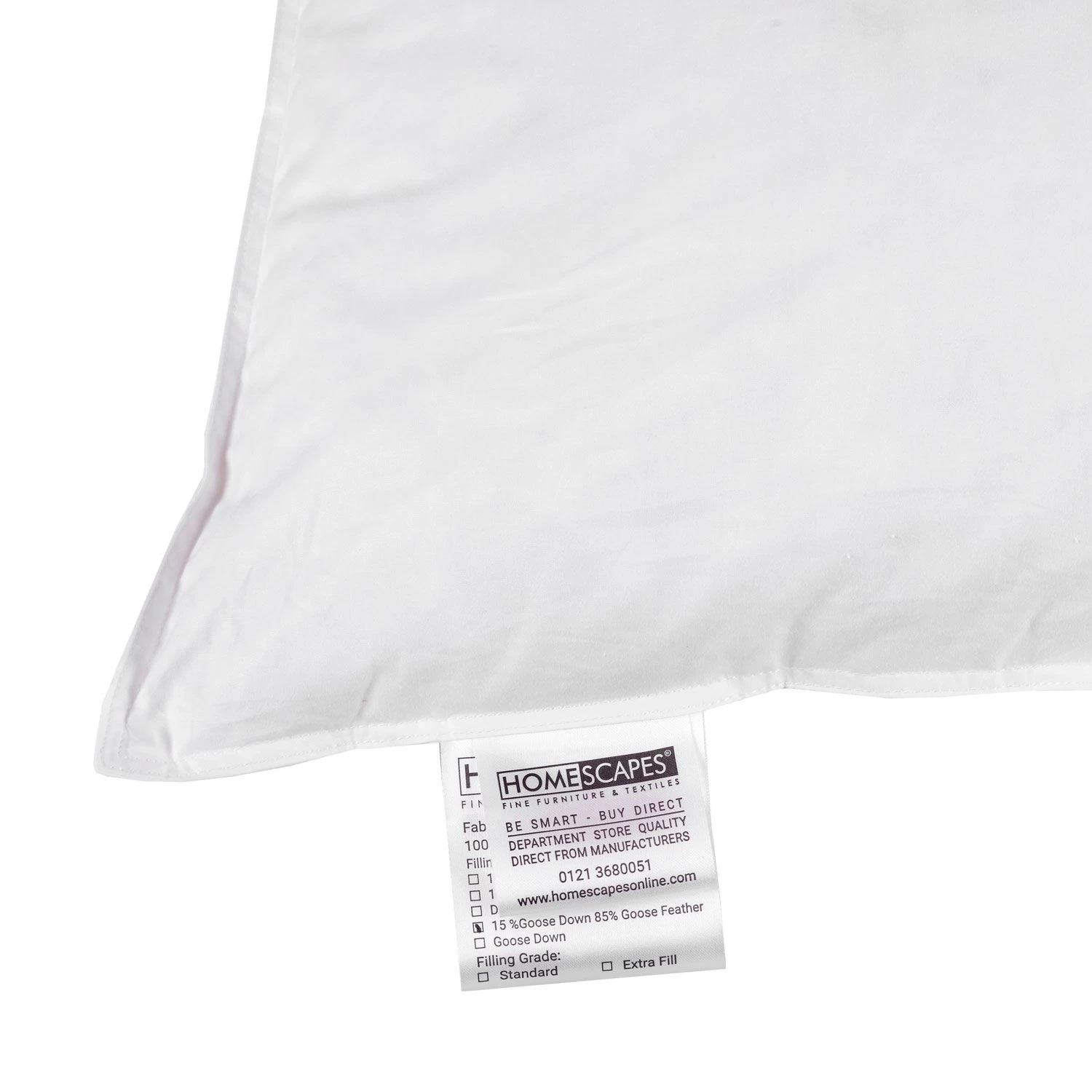 Goose Feather And Down Euro Square Pillow 65 X 65 Cm - Image 4