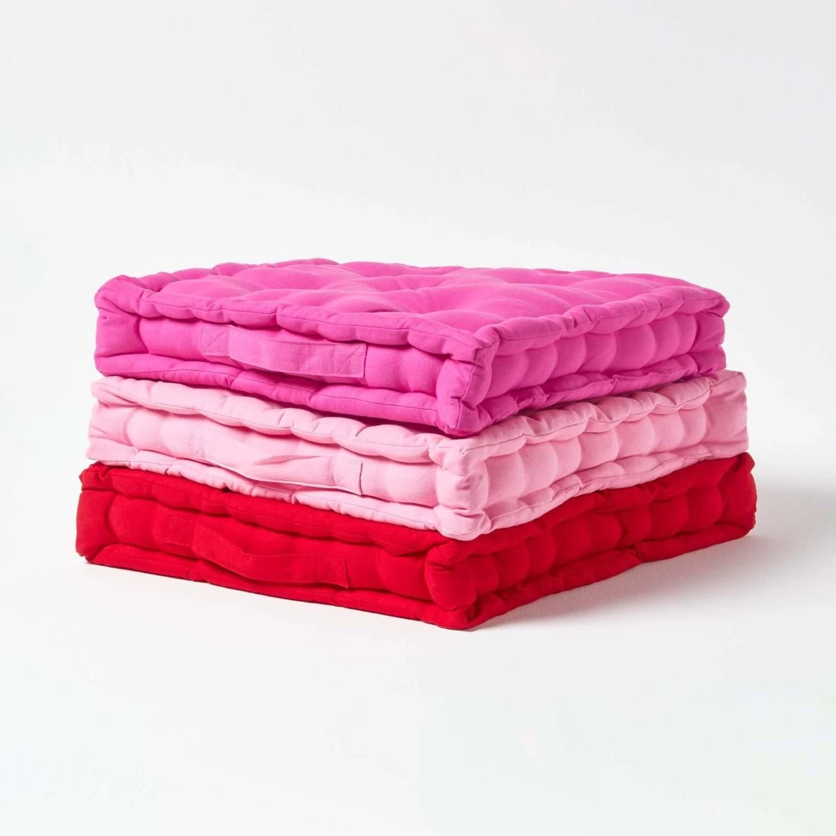Cotton Hot Pink Floor Cushion - Image 6