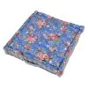 Blue Roses Cotton Floor Cushion