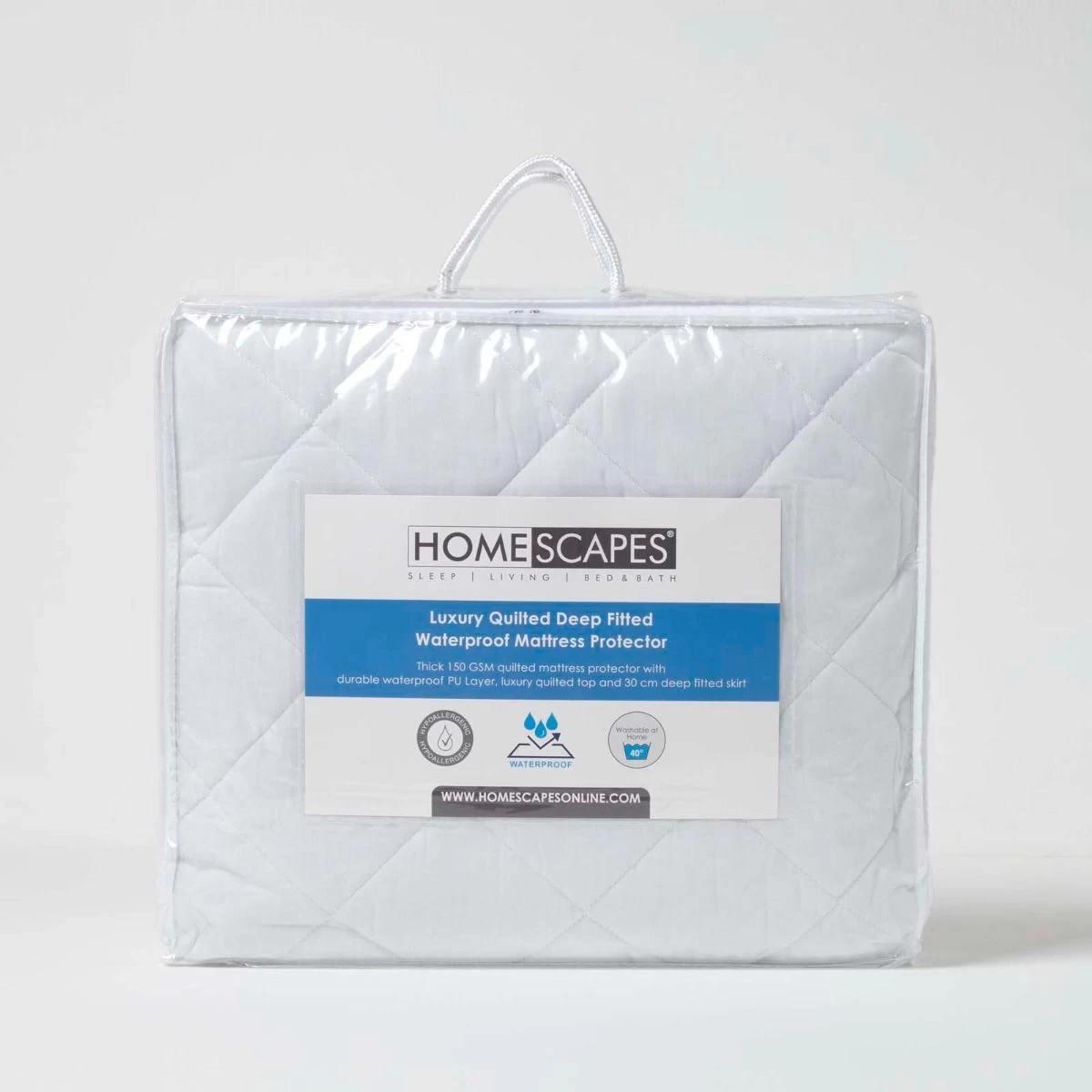 Quilted Waterproof Mattress Protector Euro Size - Image 8