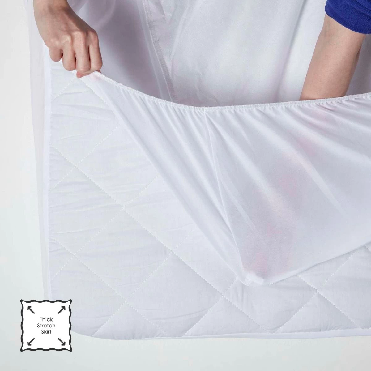 Quilted Waterproof Mattress Protector Euro Size - Image 6