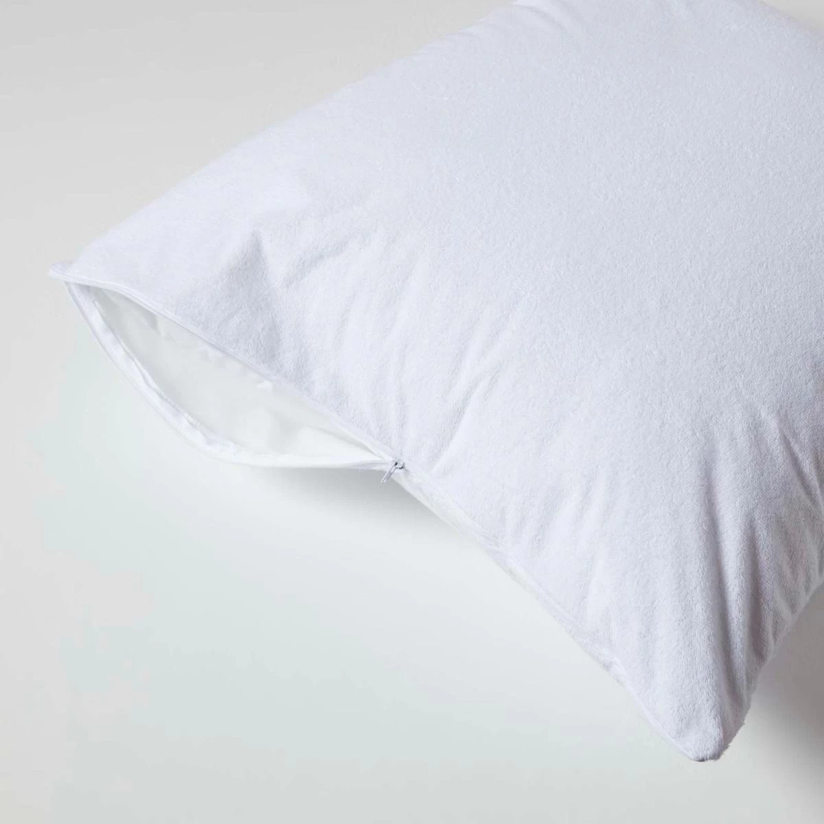 Terry Towelling Waterproof Pillow Protectors, Pack Of 4 - Image 5