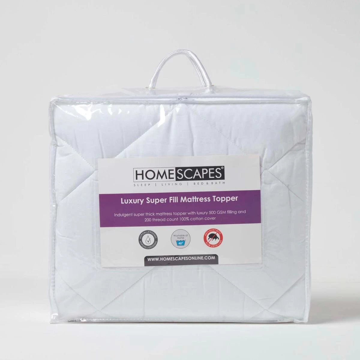 Luxury Extra Thick 500 GSM Cotton Mattress Topper - Image 6