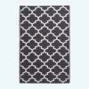 Nola Geometric Black & White Outdoor Rug