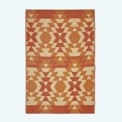 Anya Aztec Orange Outdoor Rug