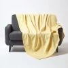 Cotton Halden Chevron Yellow Throw