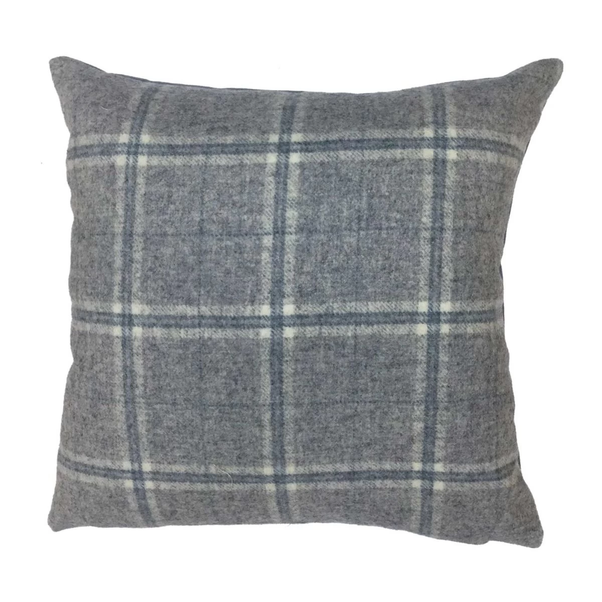Blue Woven Check Tartan Cushion Cover