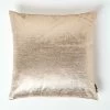 Metallic Gold Filled Cushion, 56 X 56 Cm