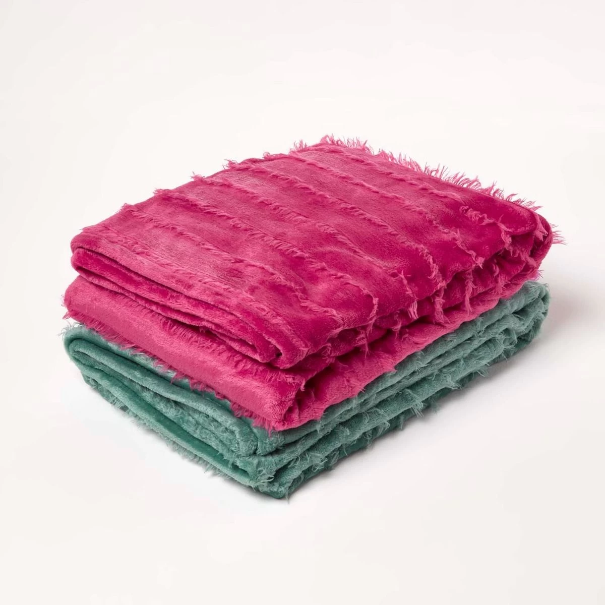 Teal Soft Touch Fur Throw 130 X 180 Cm - Image 6