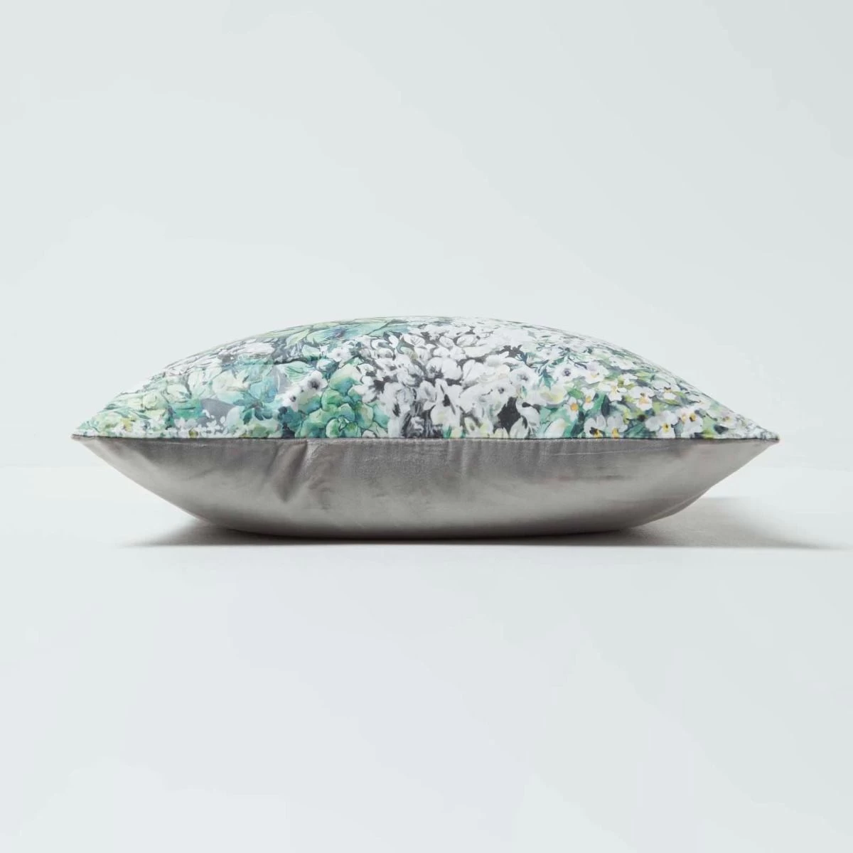 Floral Garden Green Velvet Filled Cushion 46 X 46 Cm - Image 4