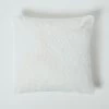 Soft Touch Faux Fur Cream Ivory Filled Cushion 46 X 46 Cm