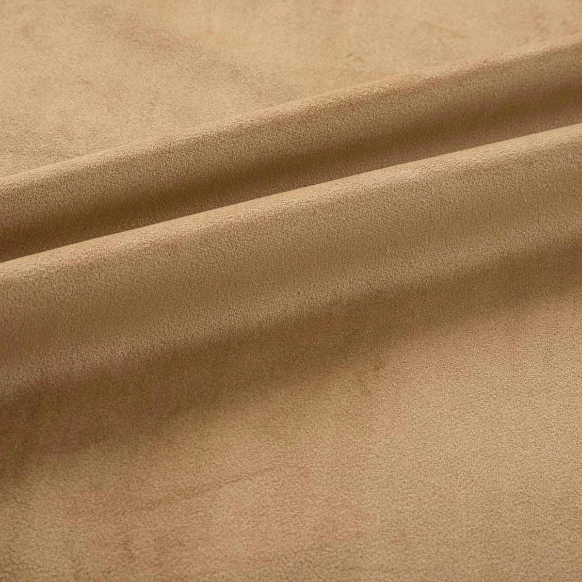Thermal 100% Blackout Beige Velvet Curtains - Image 5