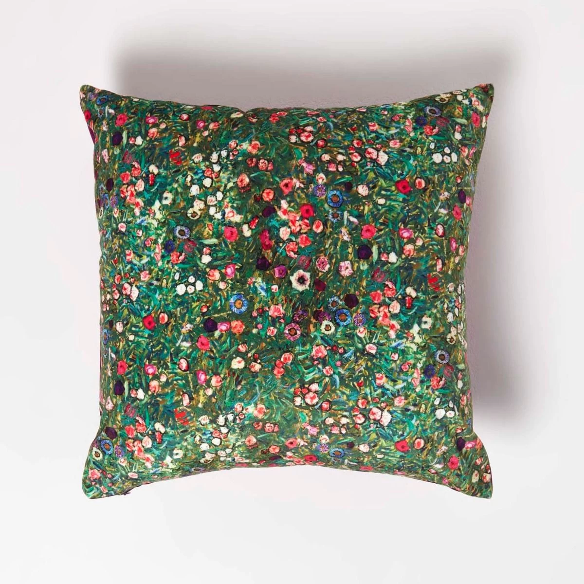 Klimt’s Italian Garden Filled Velvet Cushion 46 X 46 Cm